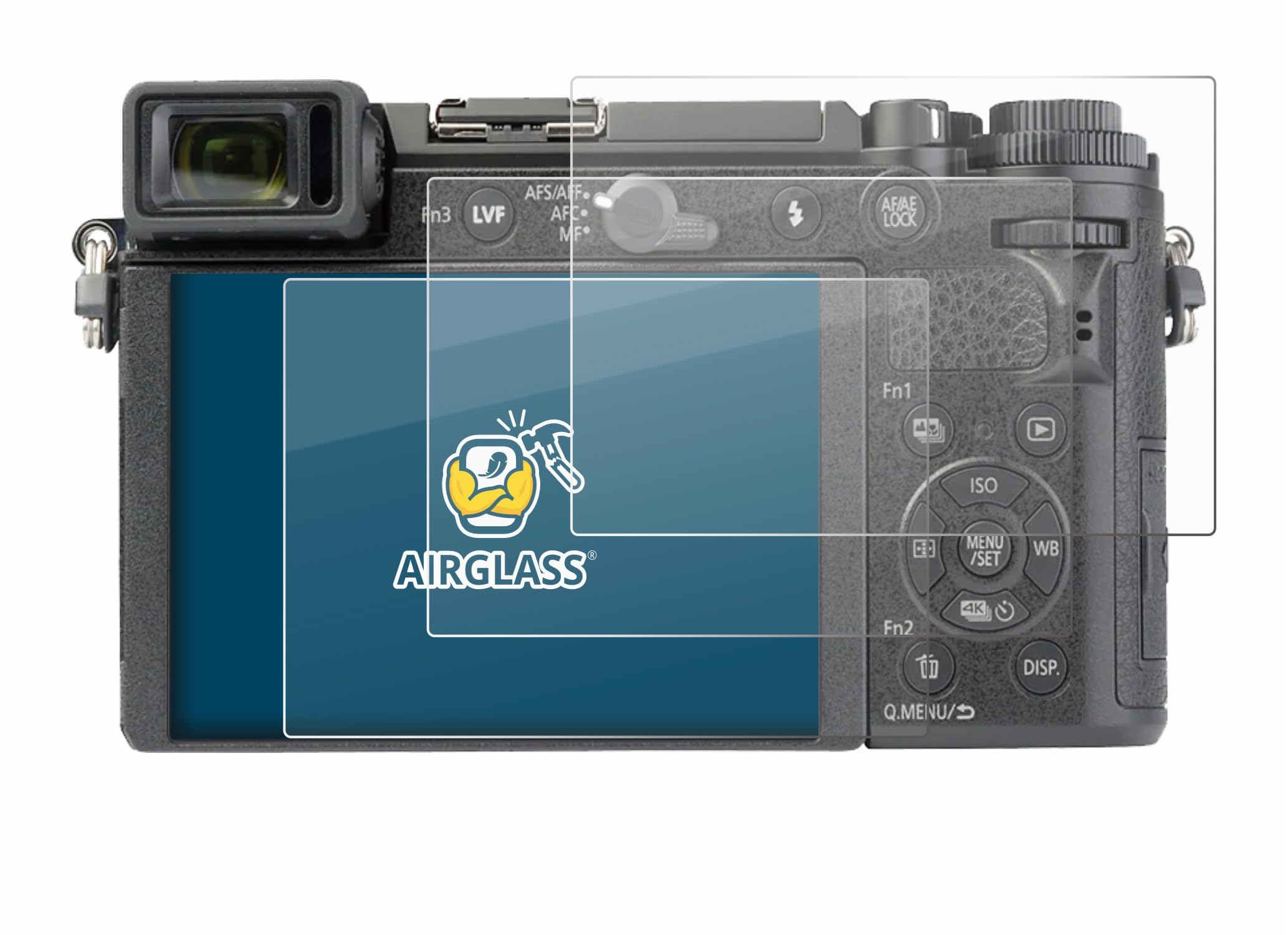 BROTECT Glas Screen Protector voor Panasonic Lumix DC-S9 Schermbeschermer [9H Hardheid, Beschermglas-Folie niet Gehard Glas