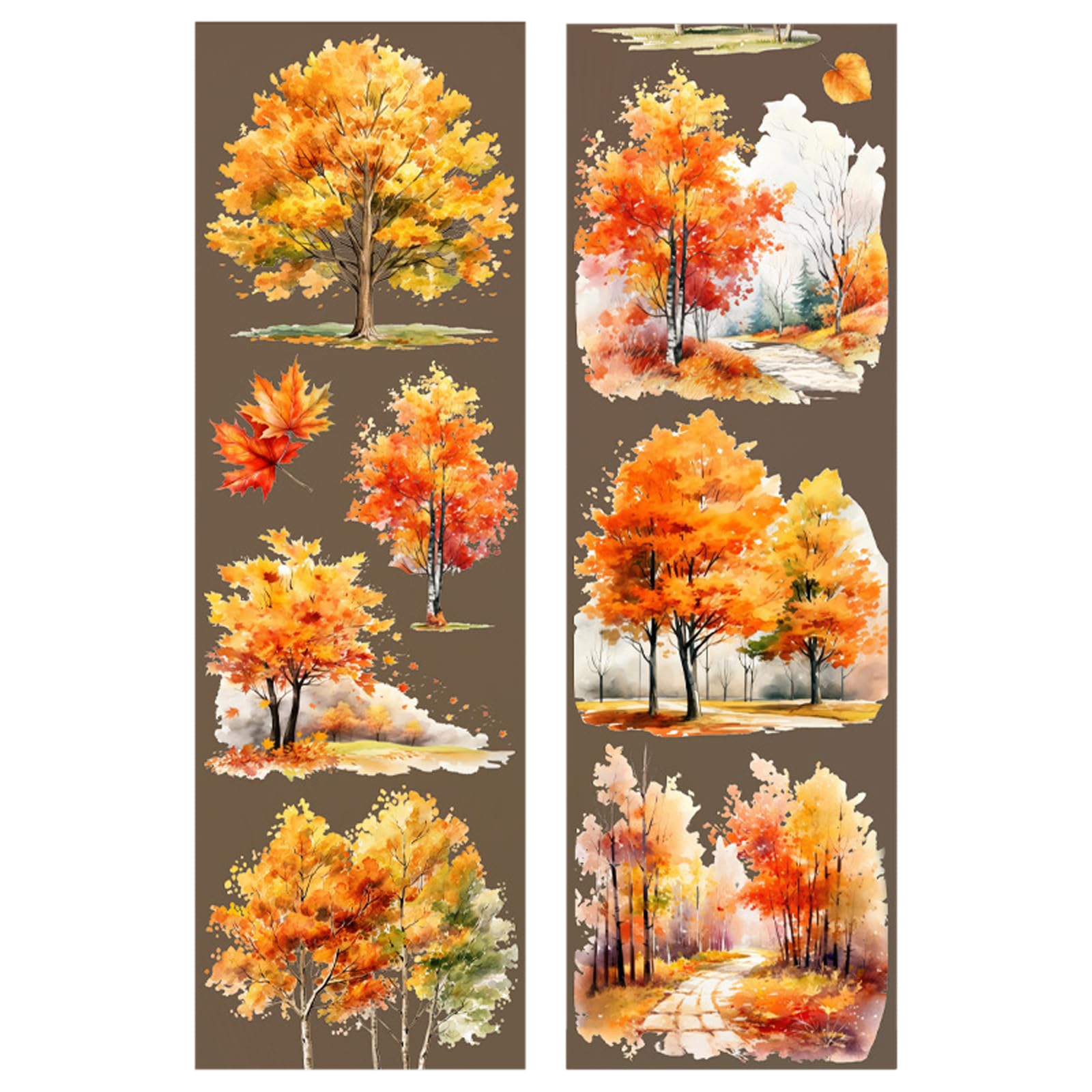 Xinsheinelry Forests Tape Crafting Aesthetic Beauty Decorative Masking Craft Supplies for Scrapbooking Card Masking