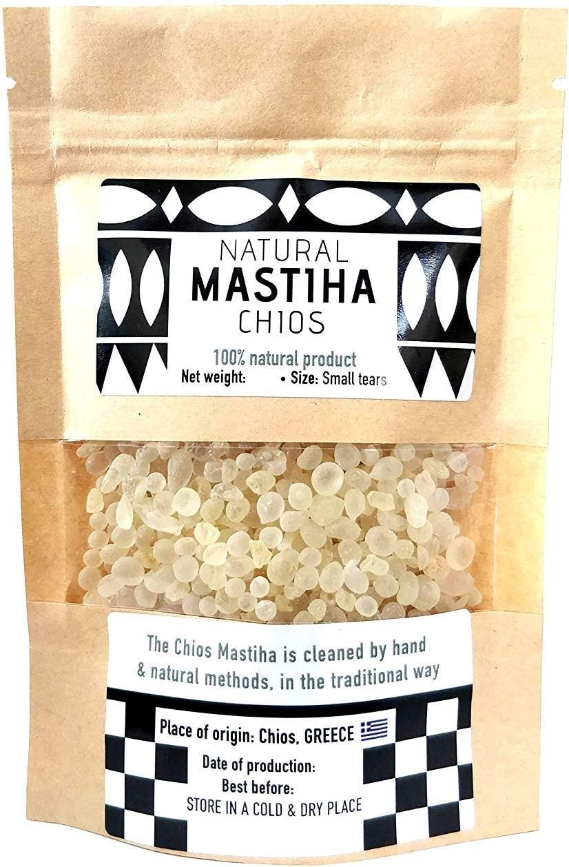 IconsGr Mastic de Chios 100 Naturel provenant Directement des producteurs de Mastic Larmes