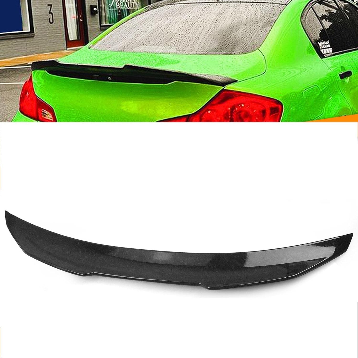 Amazon.co.jp スポイラー リア に適合する Infiniti G37 G25 Q40 20072015 セダン 4 ドア リア