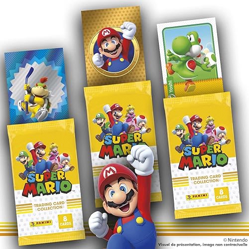 Miniatura 3 de Panini Super Mario Trading Cards - Caja de 18 fundas