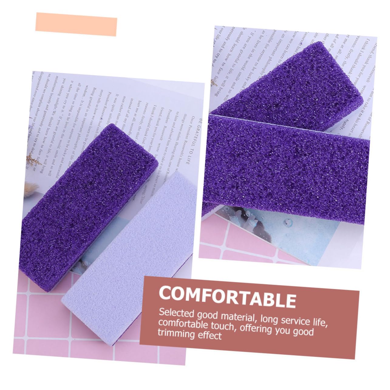 FRCOLOR 25pezzi Piedi Portatili Strumenti Per Rimozione Calli e Quotidiana Per Uso Domestico e Viaggi Design Leggero e Pratico Resistente e Facile Da Usare