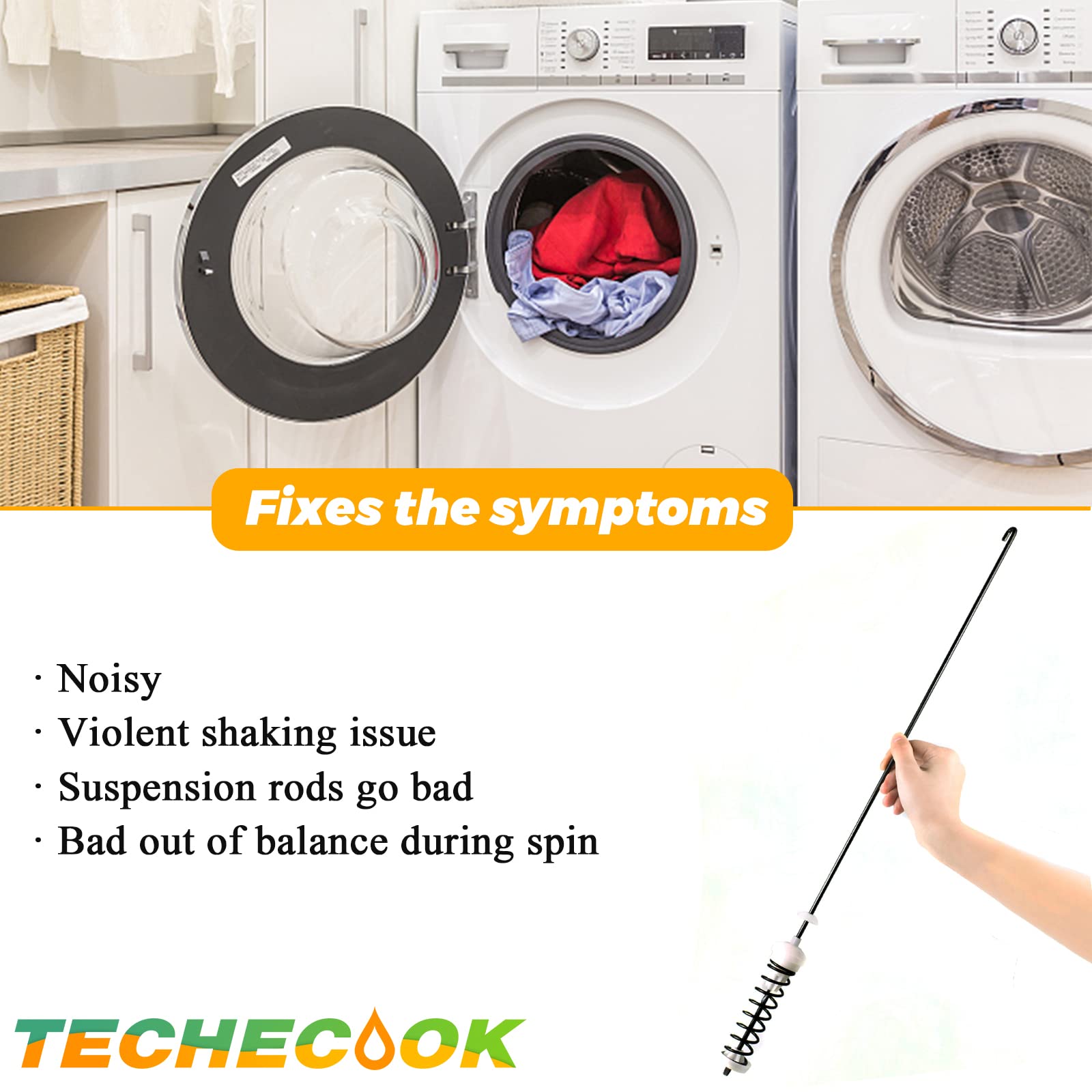 Ricambi Lavatrice Vasca Idromassaggio Kit Asta Sospensione Per - Foto 2