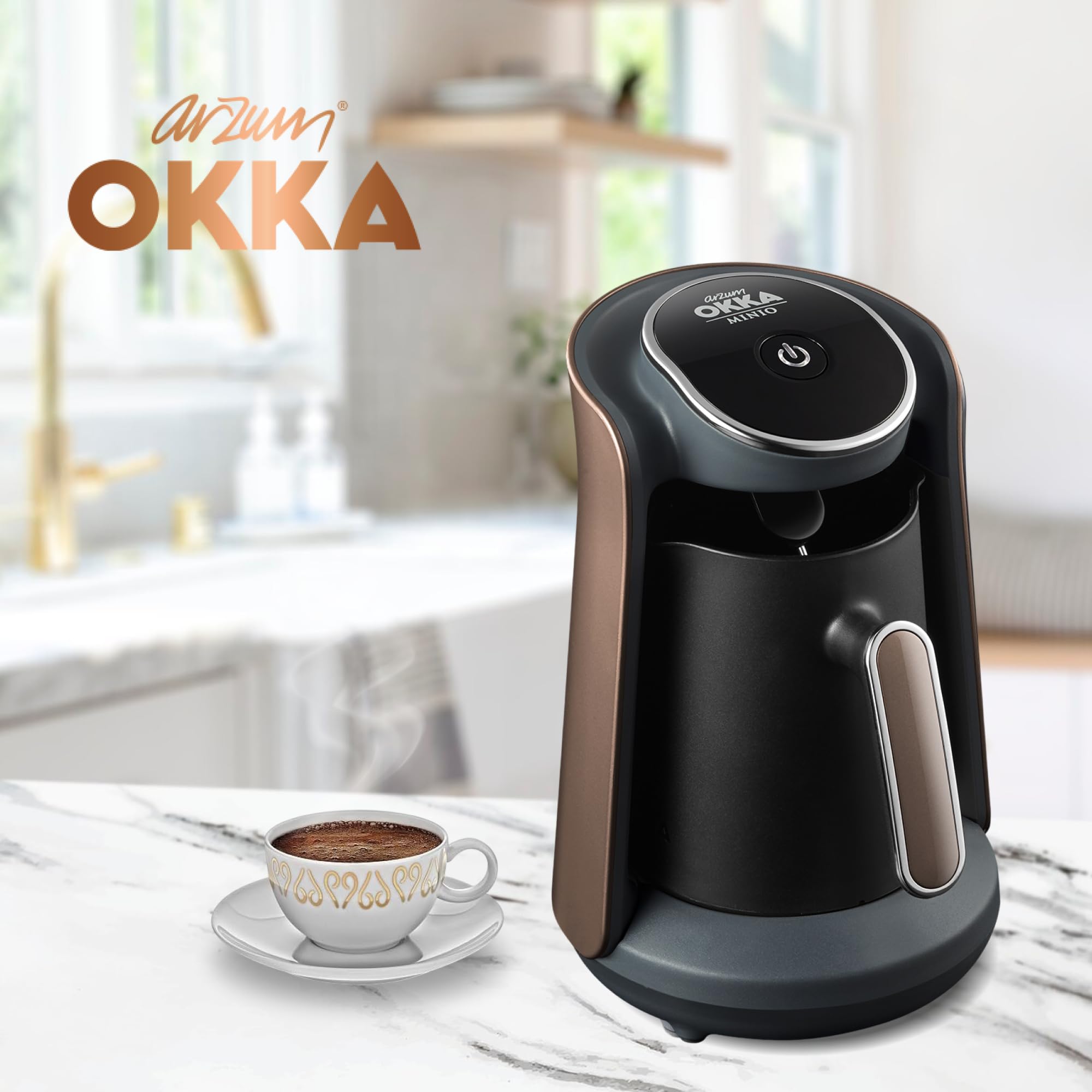 Arzum Okka Minio Türkische Kaffeemaschin Mit Patentiertem Überlaufsensor – Bild 4