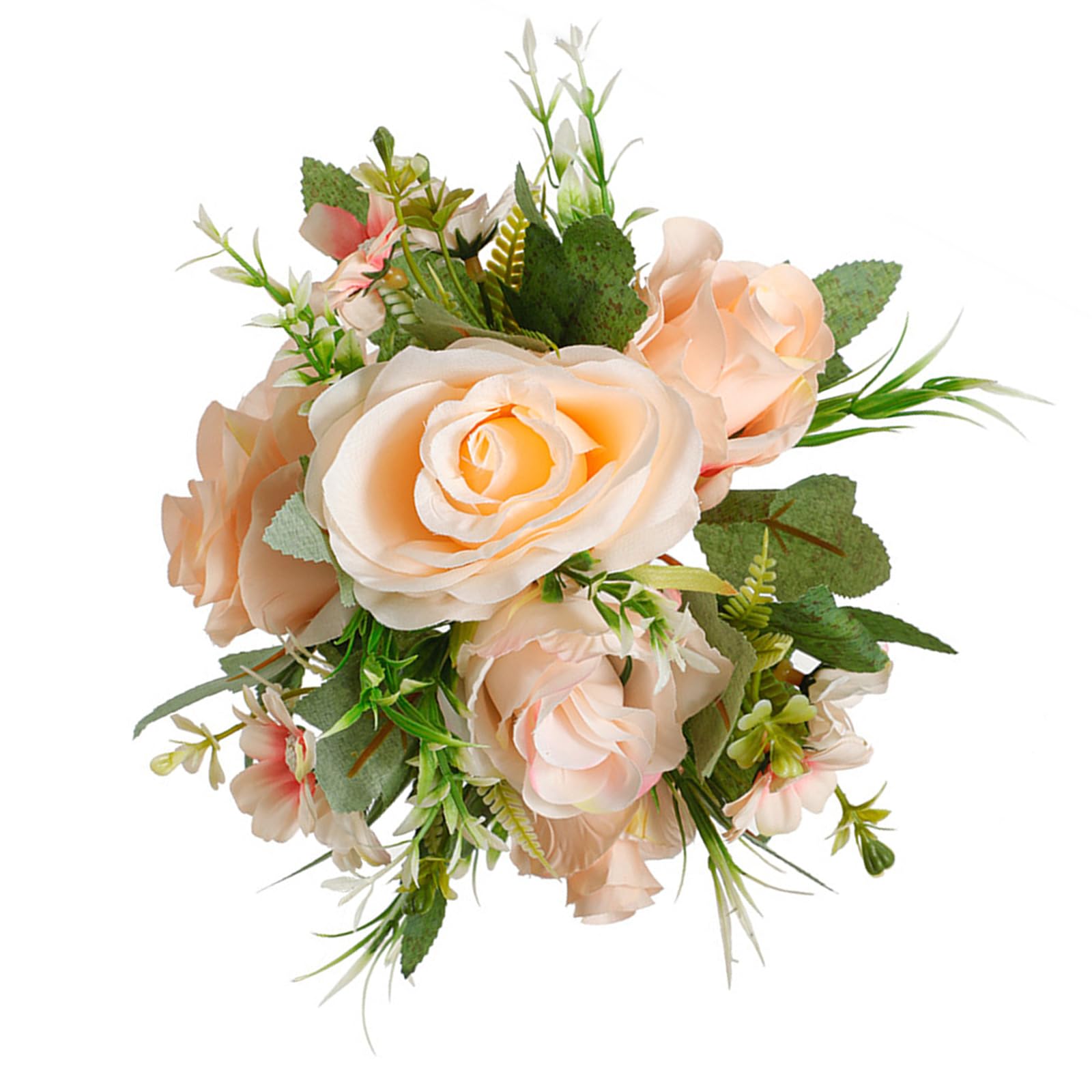 Woedpez Modern Artificial Flower Arrangement Centerpiece Decoration Bouquet for Formal Event and Conference Table Setting Artificial Flower Centerpieces for Wedding