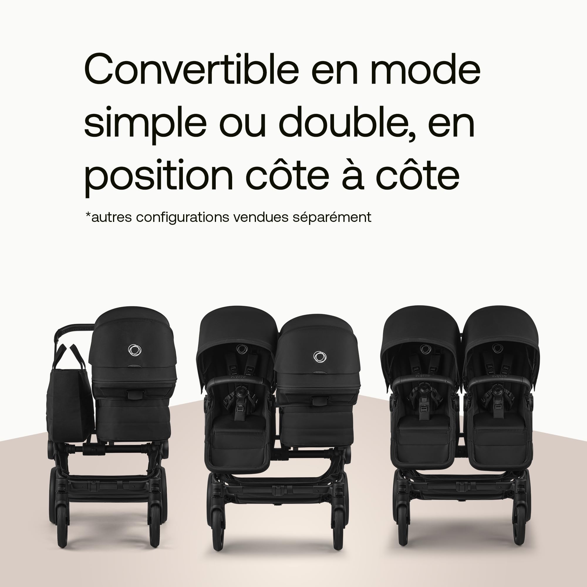 Bugaboo Donkey 6, Ensemble d'extension pour poussette double