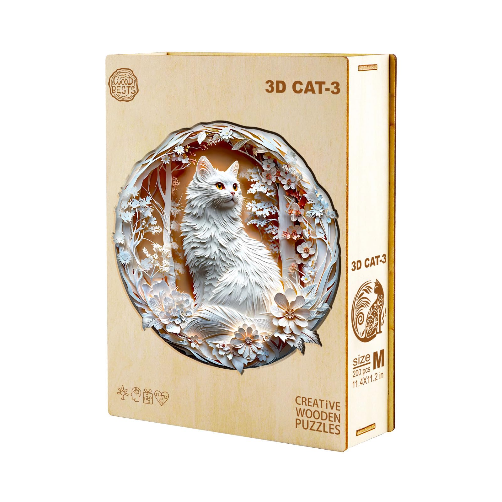 ROKR Puzzle in Legno 3D per Adulti Bambini Sopra i 14 Anni Modellismo