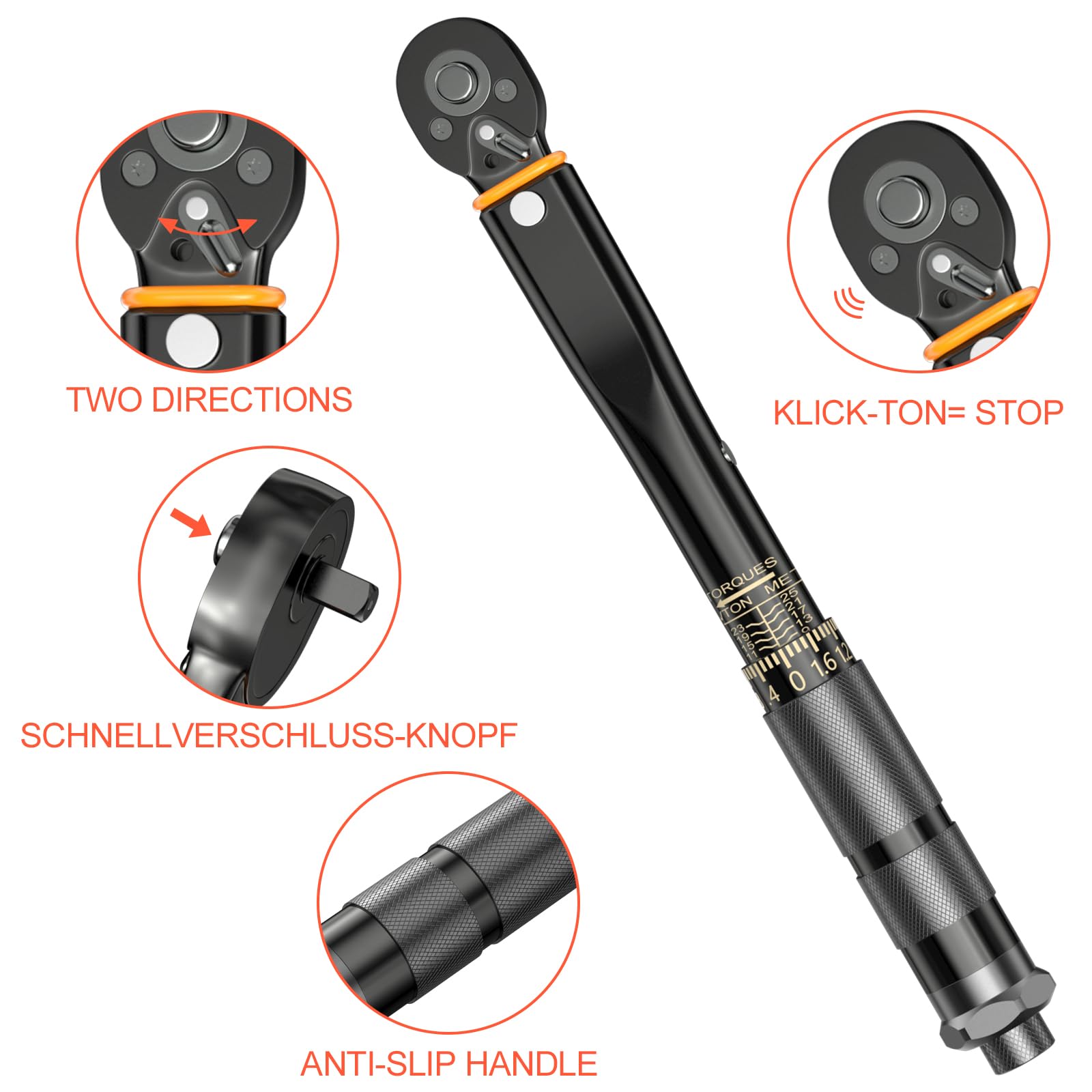 Clé dynamométrique Wera Click-Torque A 6 05075605001 avec cliquet réversible - Clés et douilles - Achat & prix