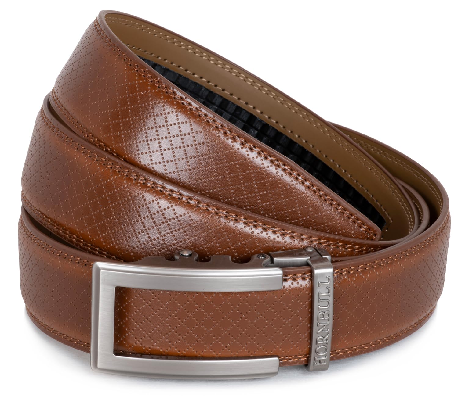 HORNBULL Riga Leather Belt for Men | Mens Belt Autolock | Formal and Casual Leather Belt…