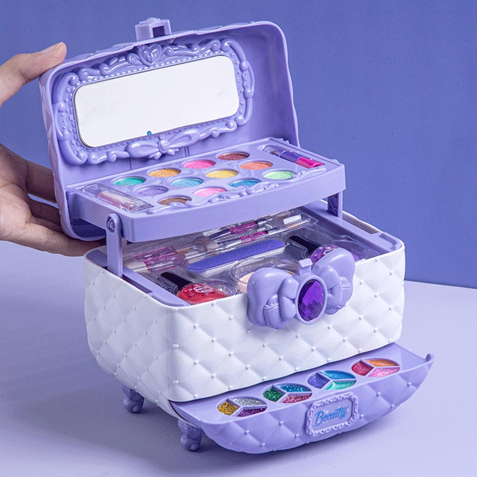 Set de Maquillaje para Niñas Estuche de Maquillaje para Todo