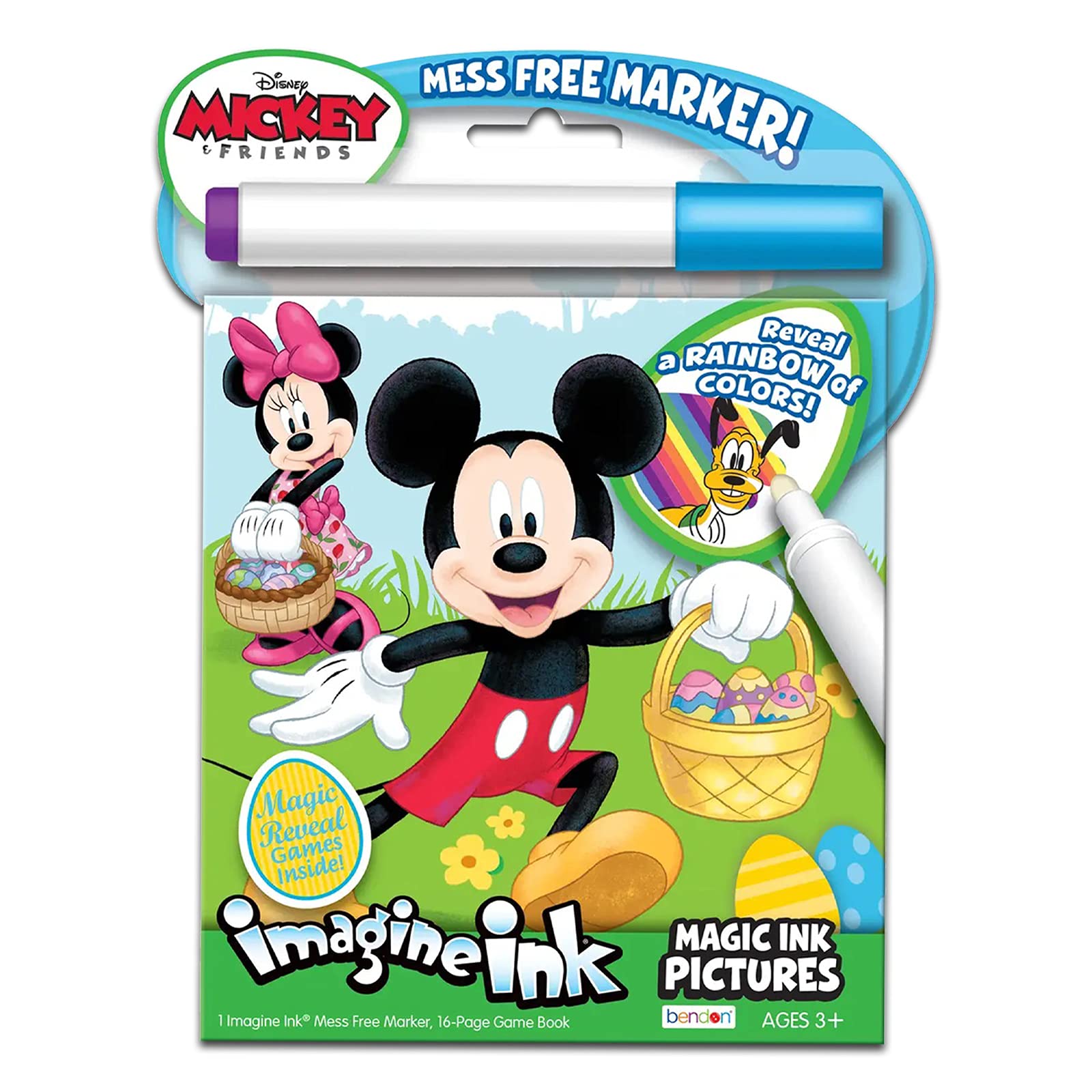 Disney Coloring Book Imagine Ink Super Set 3 No Mess Magic Ink