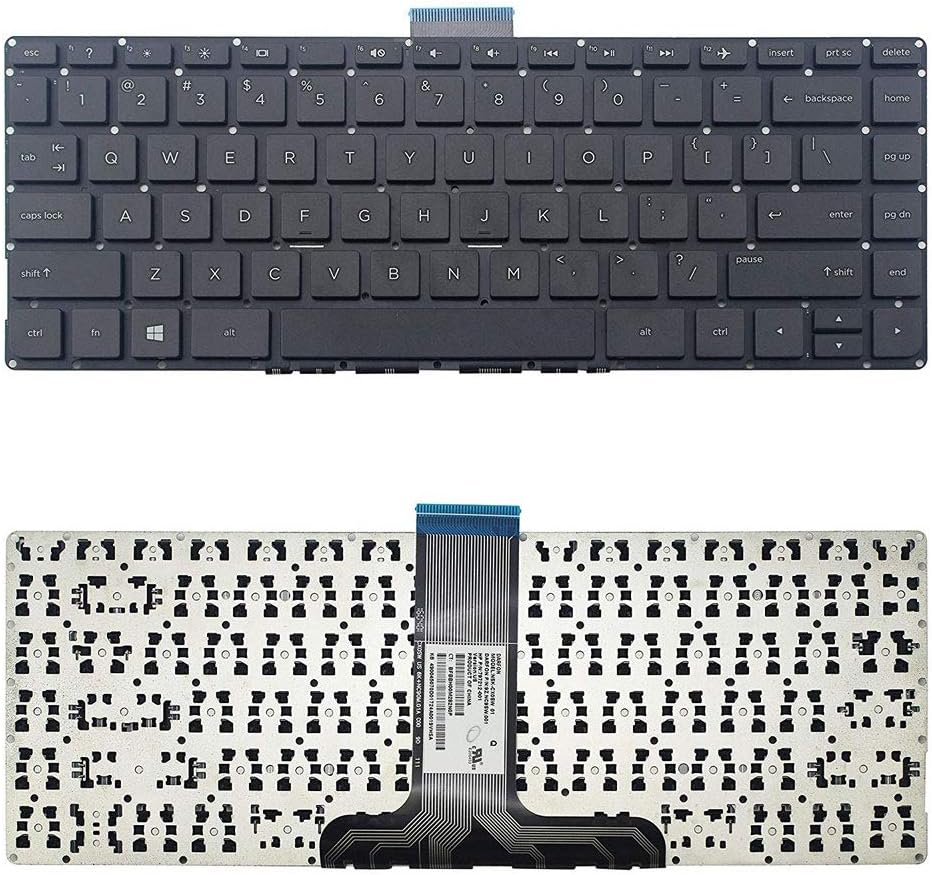 New US Black Laptop Keyboard (Without Frame) Replacement for HP Pavilion x360 13-s 13-s099nr 13-s120nr 13-s128nr 13-s192nr 13-s020nr 13-s199nr