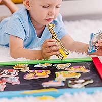 Vista 2 de 20 imanes de madera Melissa & Doug, Multicolor