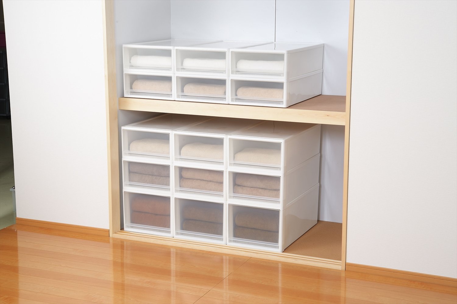 Amazon.co.jp: JEJ stora(ストラ)74-L 押入れ用 ホワイト (1個組