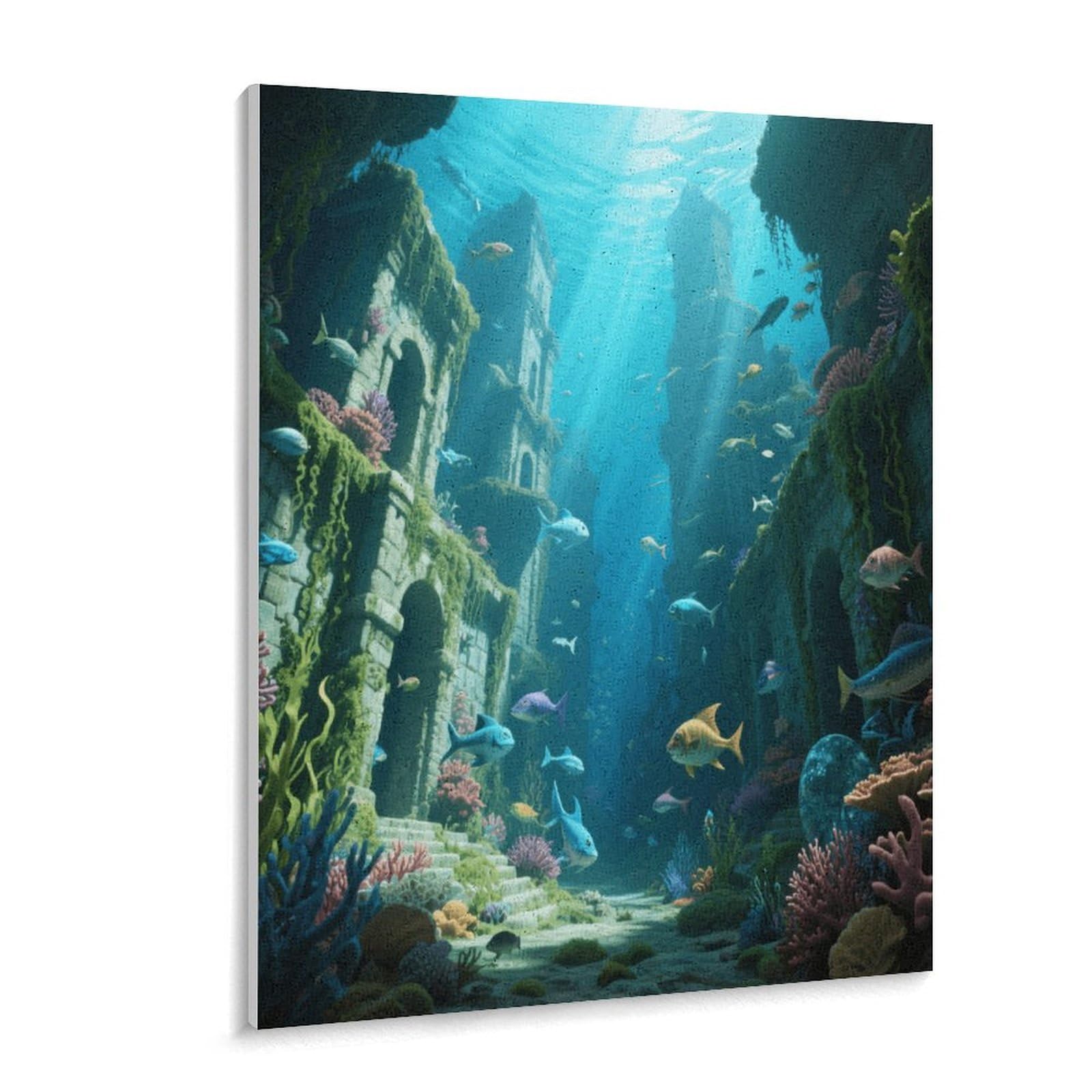 KOAYUBFC Malen-nach-Zahlen-Set für Erwachsene, Anfänger, Erwachsene, Malen-nach-Zahlen-Kits auf Leinwand, Acryl-Ölfarben, Gemälde mit Pinseln als Geschenk, Wanddekoration