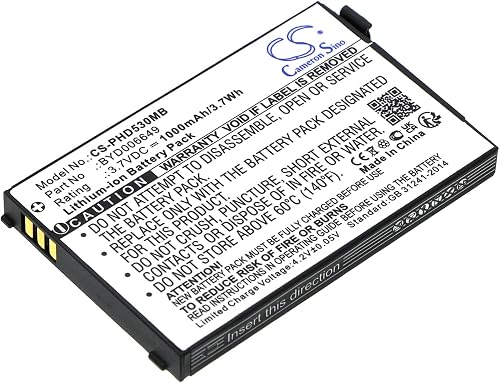 Batterie Compatible avec Philips Avent SCD530 Li-ION 3.7V 1000mA 