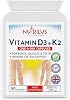 Vitamin D3 3000 IU and K2 MK-7 100mcg 90 Capsules - not Tablets - One Daily Supplement - Muscles - Bones - Teeth - Immune System