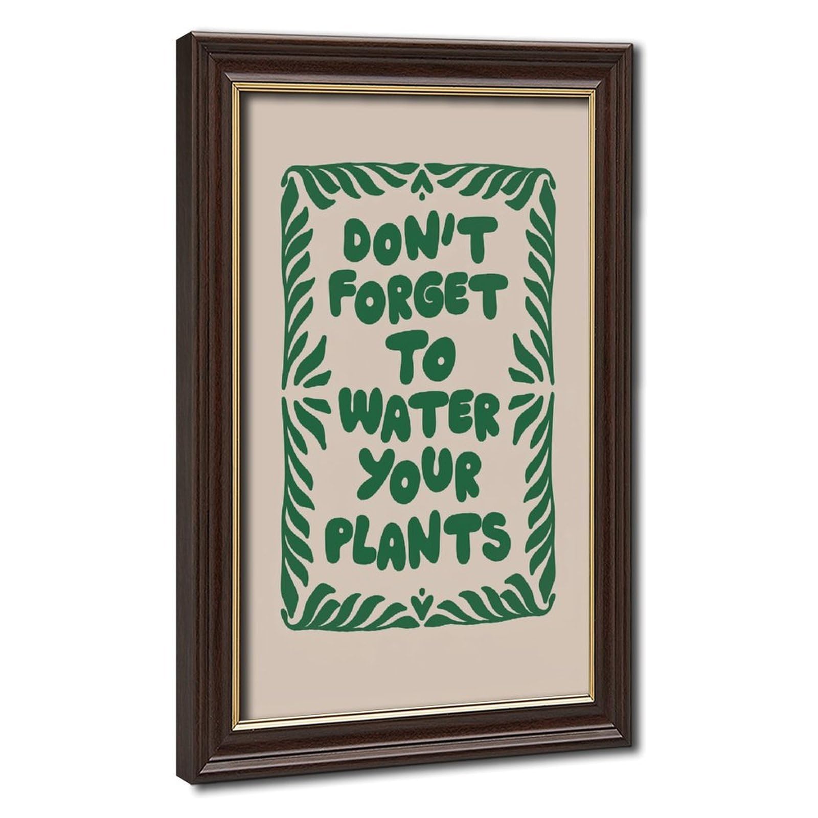 AYINUER Don't Forget To Water Plants Canvas Poster for Bedroom Decor Gift