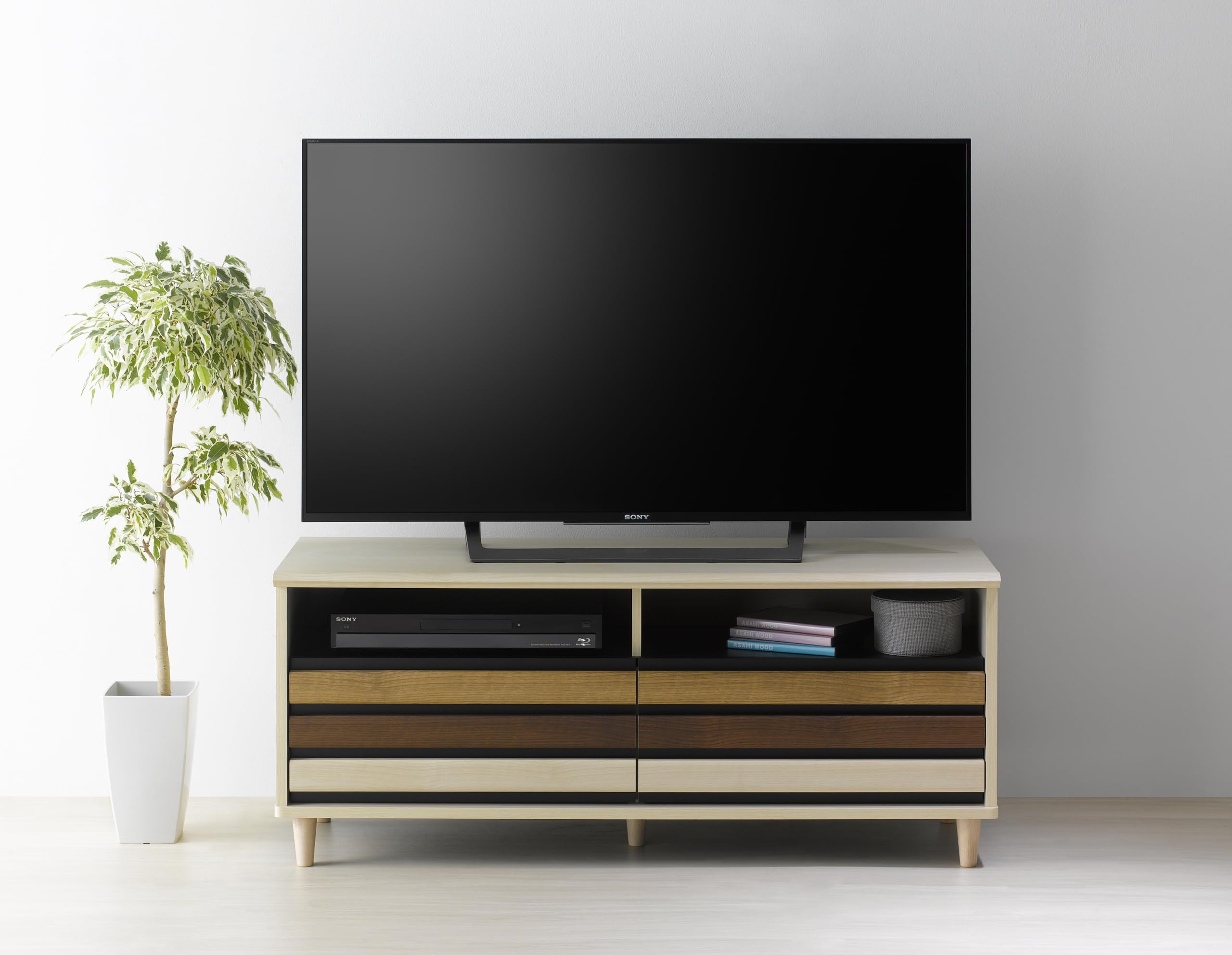 Amazon.co.jp: 朝日木材加工(Asahiwood) テレビ台 Orner 50型 