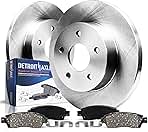 Detroit Axle - Rear Brake Kit for 11-17 Honda Odyssey 09-14 Pilot 07-13 Acura MDX ZDX 2011 2012 2013 Replacement Disc Brakes Rotor and Ceramic Brake Pads