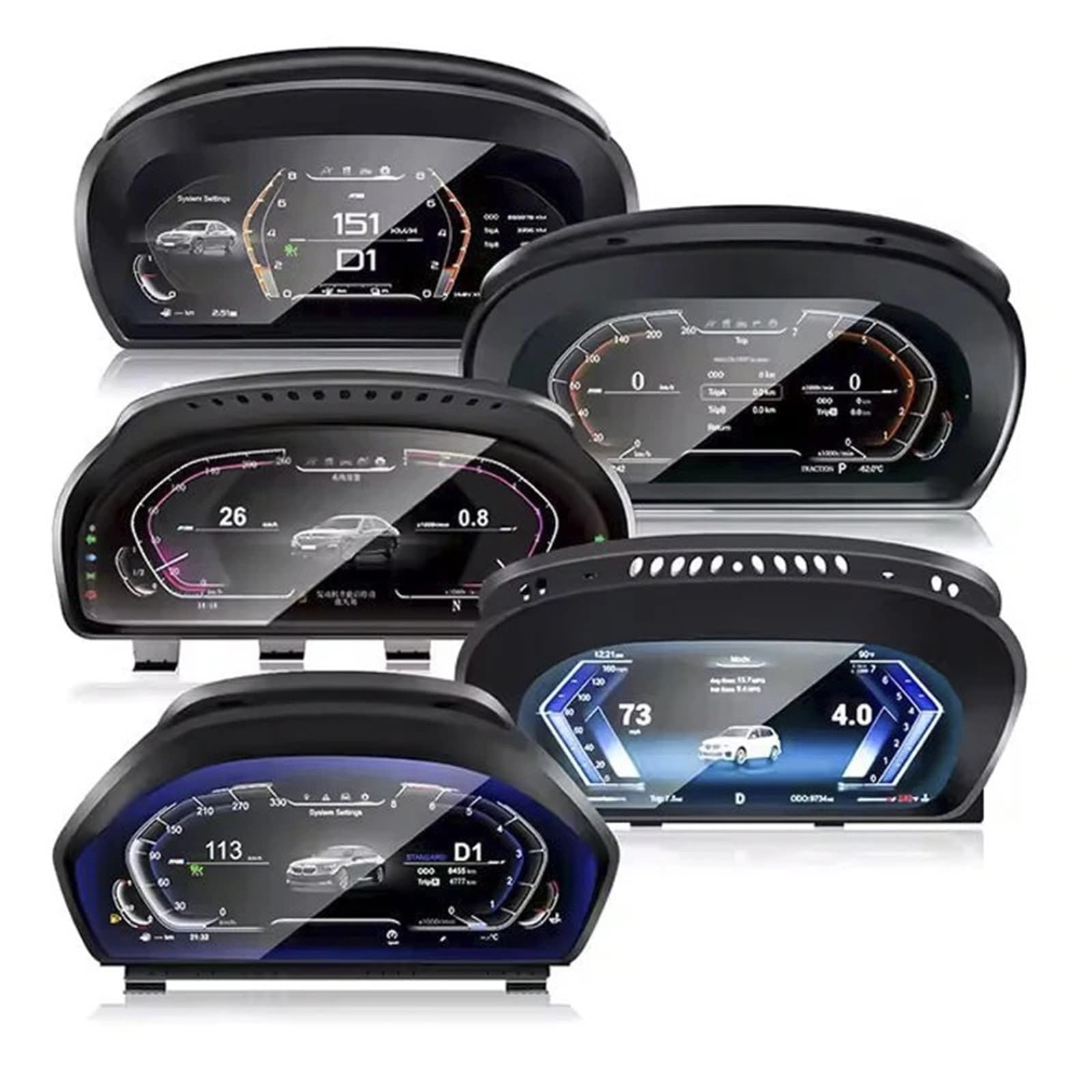 Für 5 6 7 Serie F10 F20 X1 X2 X3 X5 | 12,3 Zoll LCD Digital Instrument Cluster