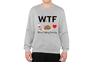Wine Family Turkey Funny Thanksgiving Day Novelty Sweatshirt