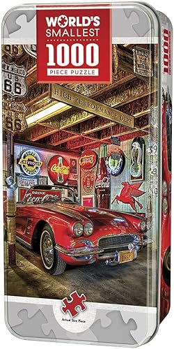 Miniatura 7 de MasterPieces - Juego de rompecabezas más pequeño del mundo, diseño de mármoles, entre otros, Retro gasolina, Variados