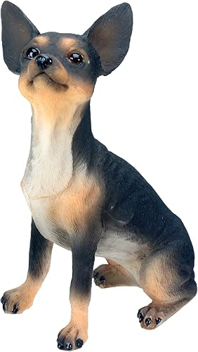 StealStreet Chihuahua (negro) Dog - Figura de estatua coleccionable