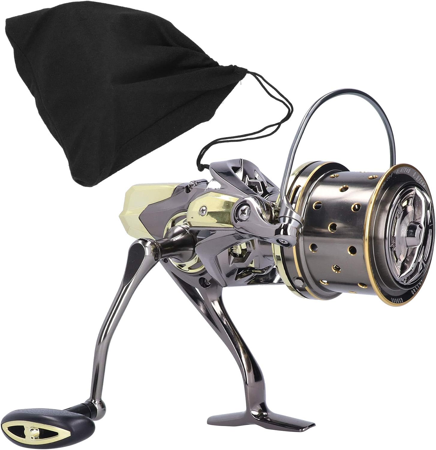 Fishing Spinning Reel, Left/Right Interchangeable Stainless Steel Bearing Handle Wheel, Fishing Accessories