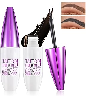 DAGEDA Gel para cejas de tatuaje de 2 colores...