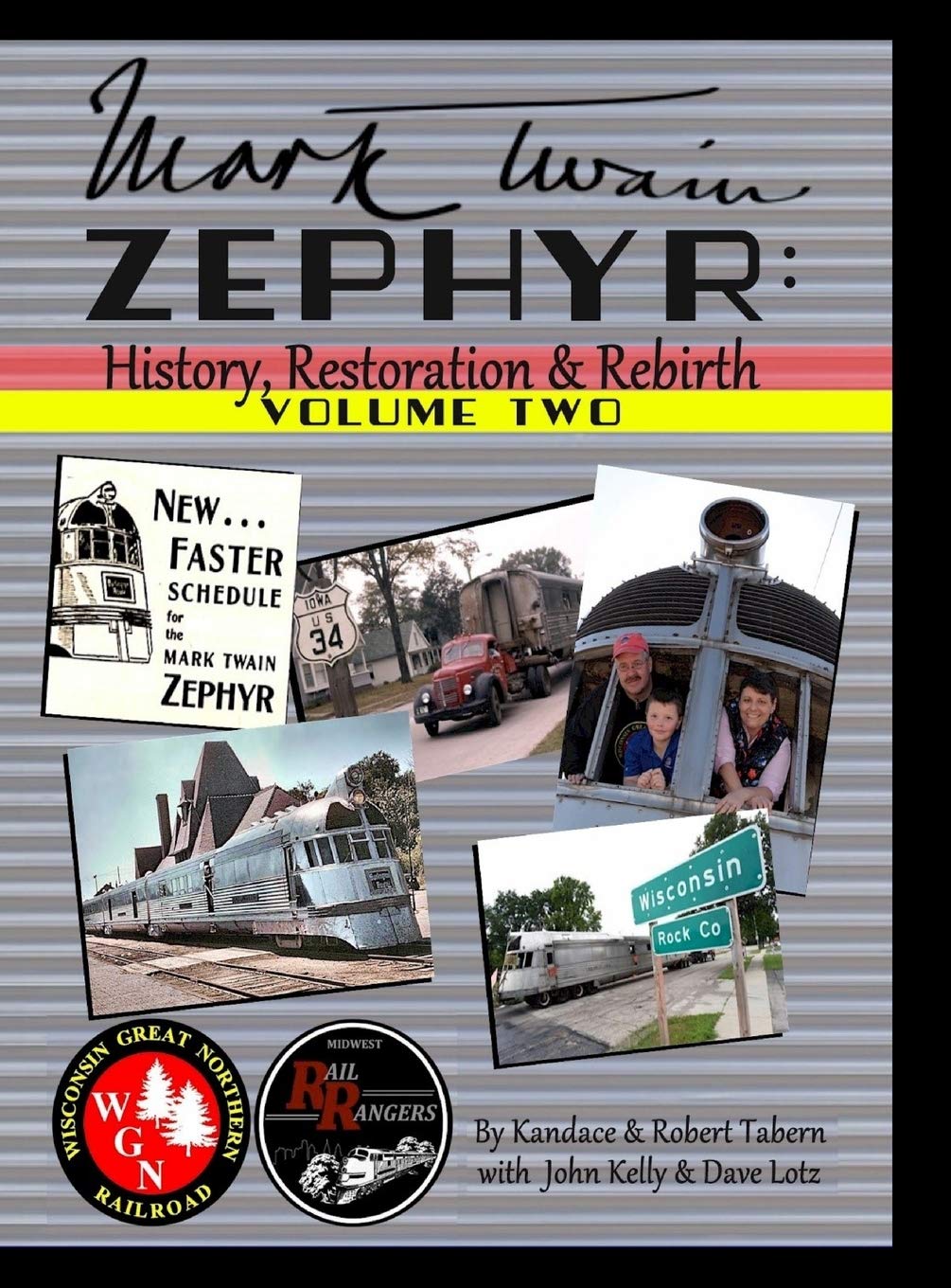 Idée cadeau livre Mark Twain Zephyr Volume Two Premium Edition pour passionné de train