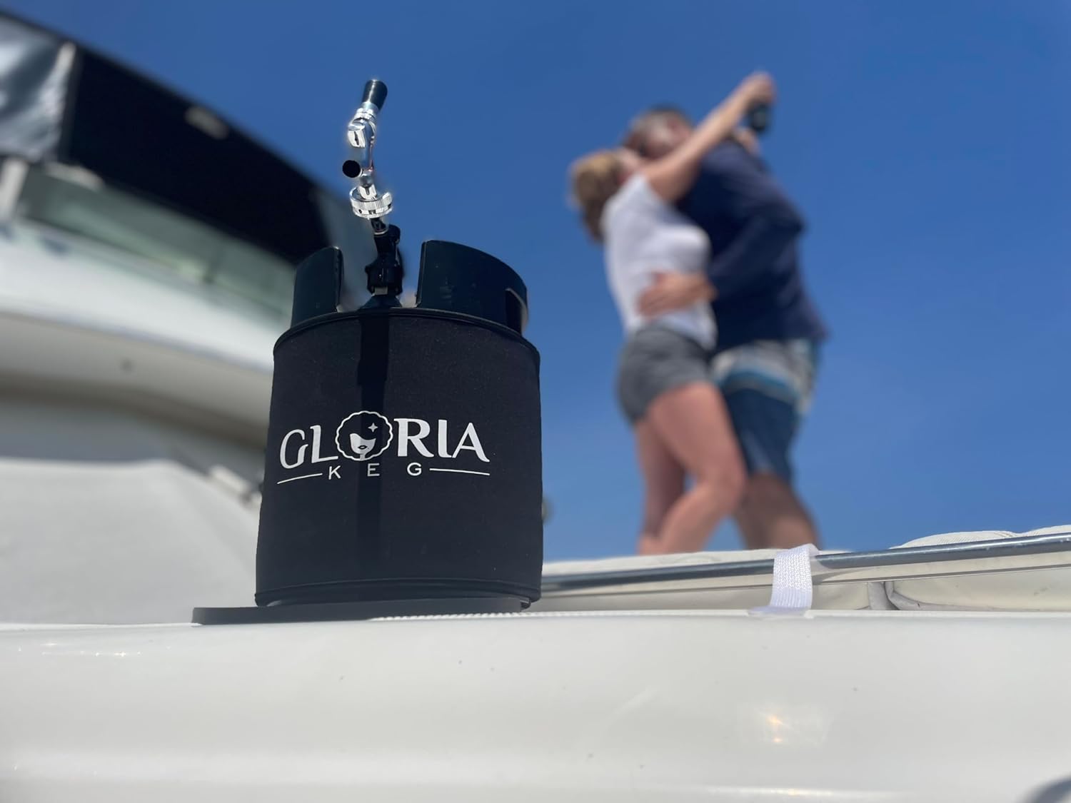 Gloria 7L (1.8 Gal) Mini Keg, Pressurized Keg for Drinks, with Tap System, Co2 Regulated, Stainless Steel