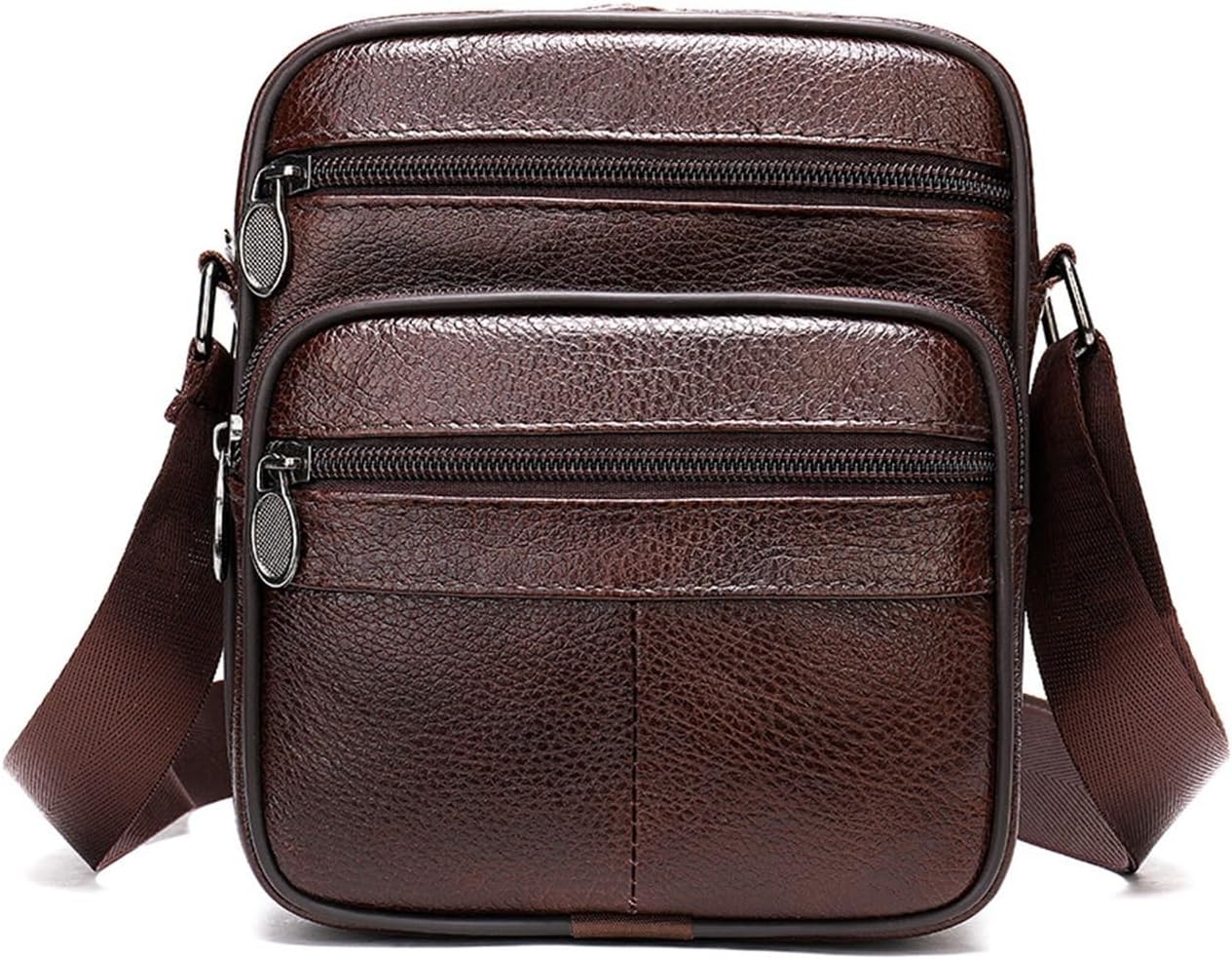 Men's Shoulder Bag Small Change Lychee Cross Body Convenient Sorting Things