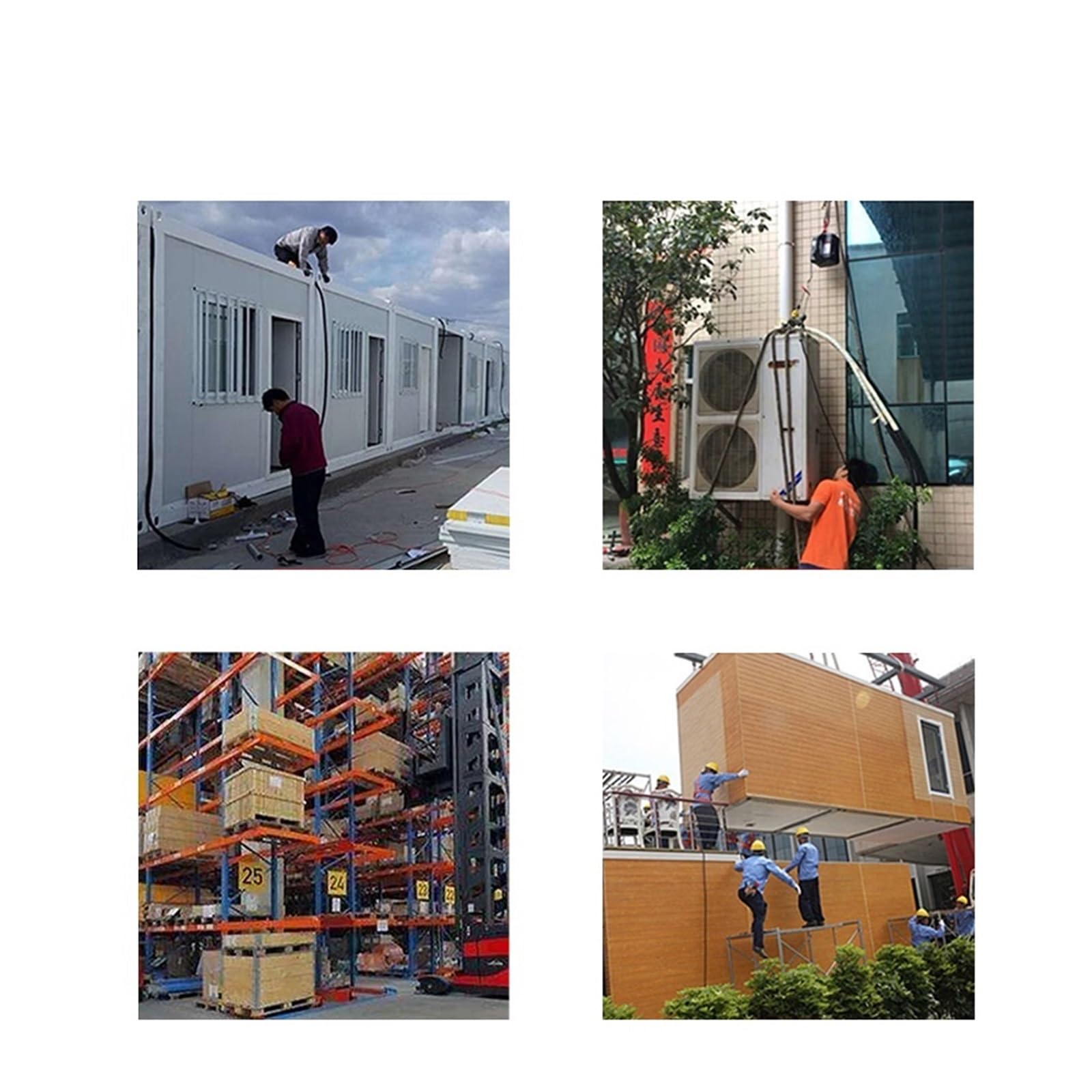 Argano elettrico 220v 500kg Gru Telecomandata Paranco A Fune Elettrico Guscio In Alluminio Coperta Piccola(3 IN 1-100 KG 25M)