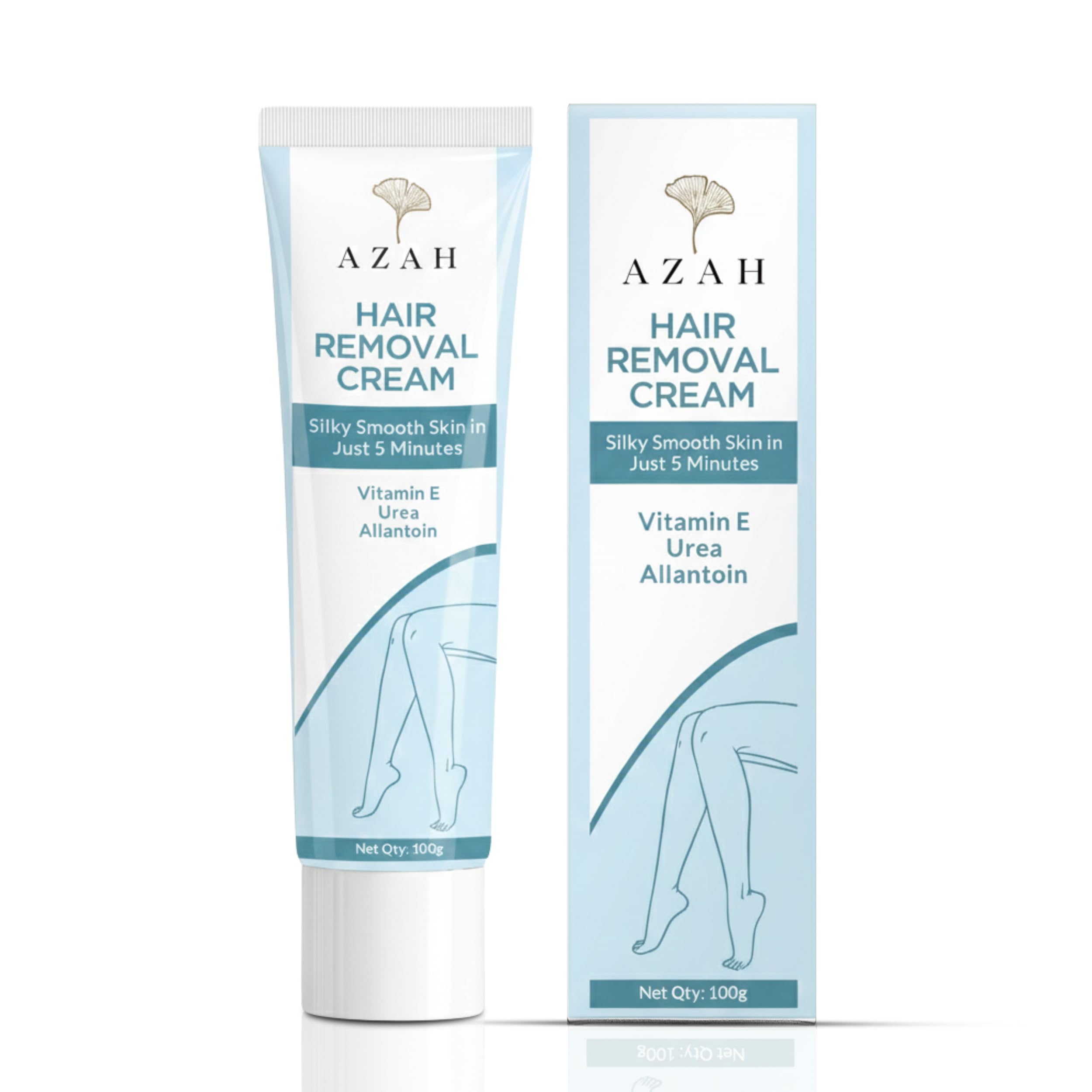 Azah Hair Removal Cream For Woman | For Arms, Underarms, Legs & Bikini Area | Fast & Painless Hair Remover | Best Hair Removal For Women | With No Darkening, No Drying | 100g-image-10