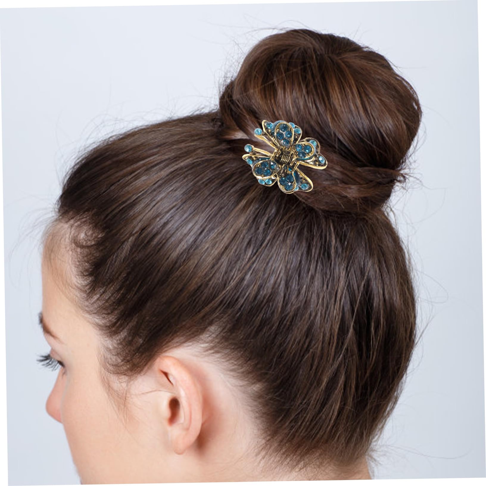 VALICLUD 3 Sets Legierung Mini Haar Strass Eingelegt Haarklammern Für Stilvolle Nicht-haar Clips 5 Stück * 3