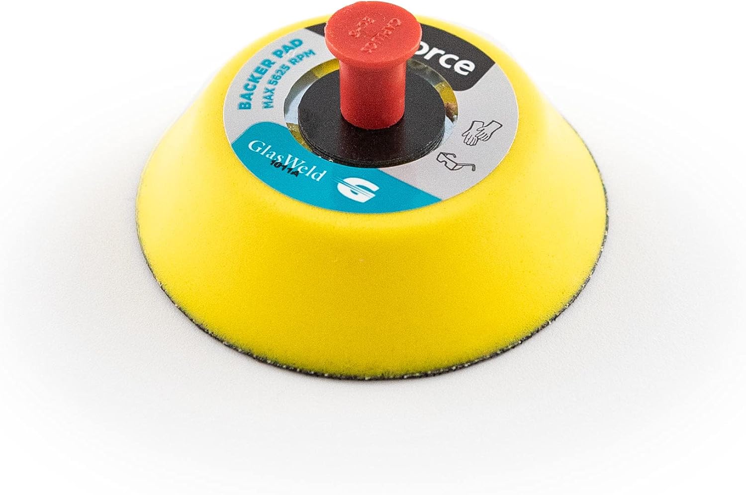 Glas Weld Polishing Compound and Gforce Backer Pads, 3 inch Combo - Windshield Repair Kit