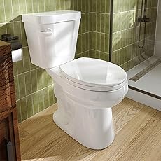 Two Piece Toilets Round, 21" Extra Tall Toilet for Bathroom, 1.28 GPF Powerful Flush, 12 Inch Rough In