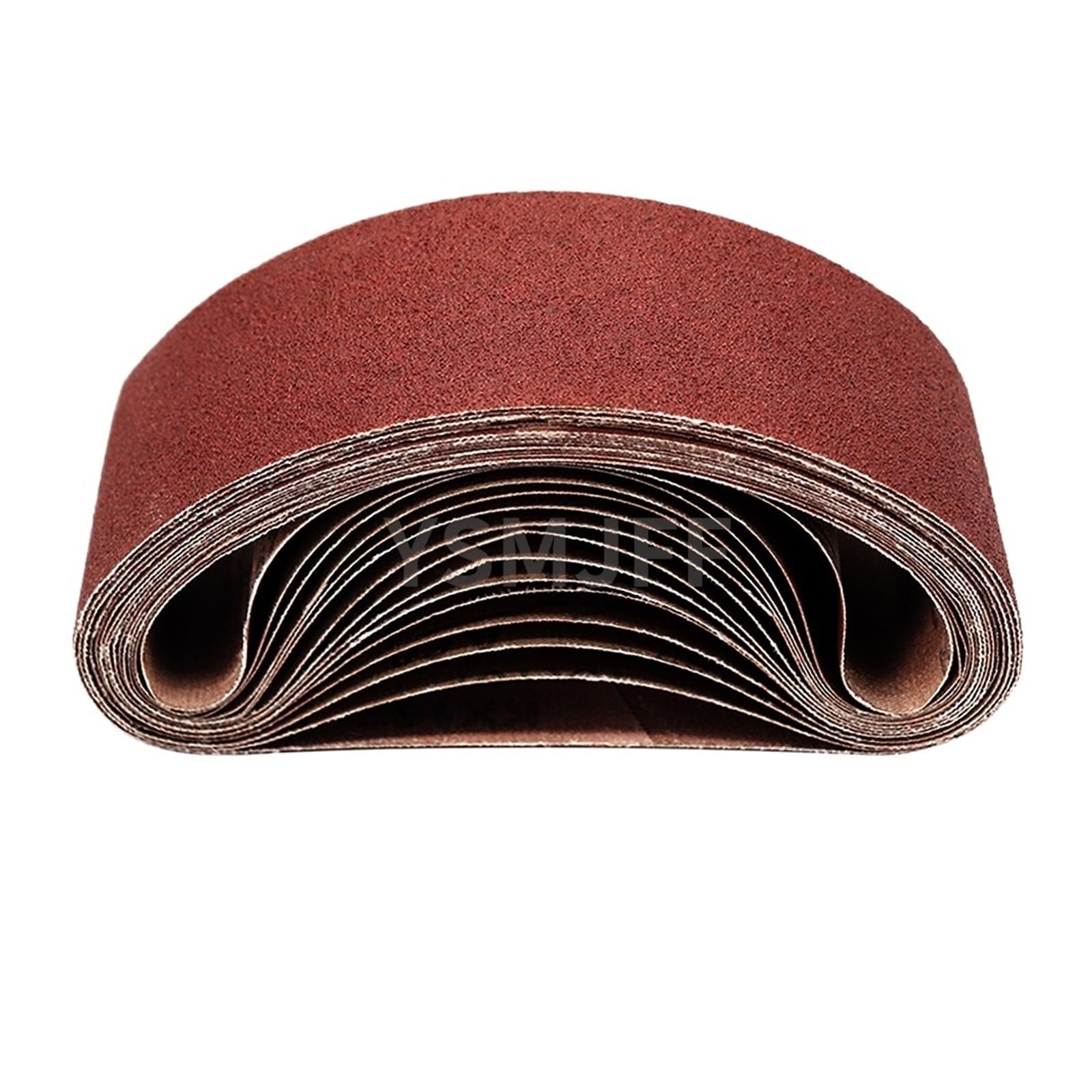 Nastro abrasivo, Nastri abrasivi 10 pezzi 3x21 pollici grana 40-1000 ossido di alluminio for legno metallo(10PCS 80 Grit)