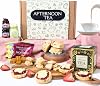 Afternoon Tea Hamper For 2 Gift Set | Luxury Treats for Women & Couples | Includes Tea, Sultana Scones, Clotted Cream, Strawberry Jam & Mini Biscuits | Afternoon Tea For Her