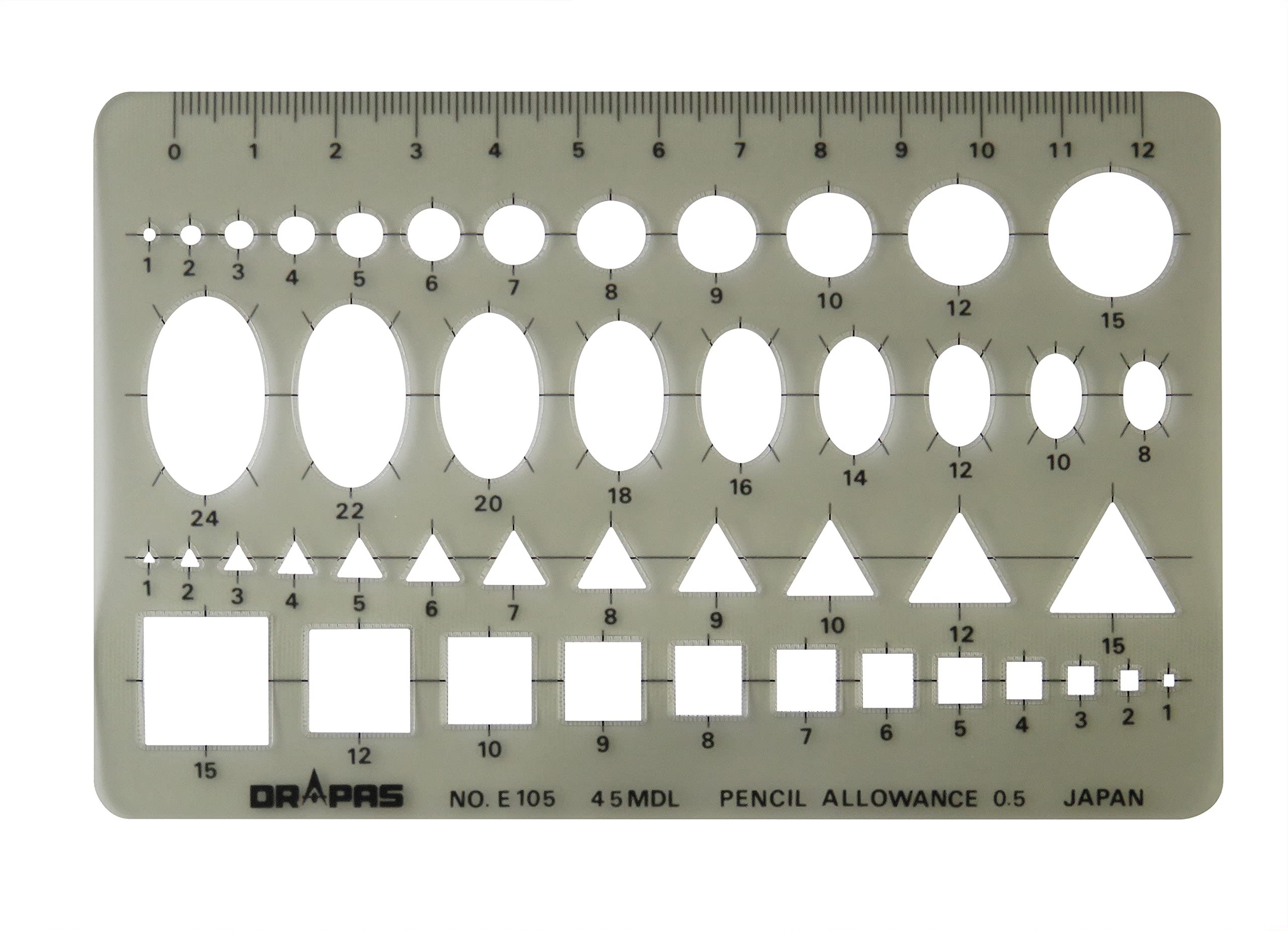 Amazon | DRAPAS ドラパス テンプレート 総合A (小) 31-105 E