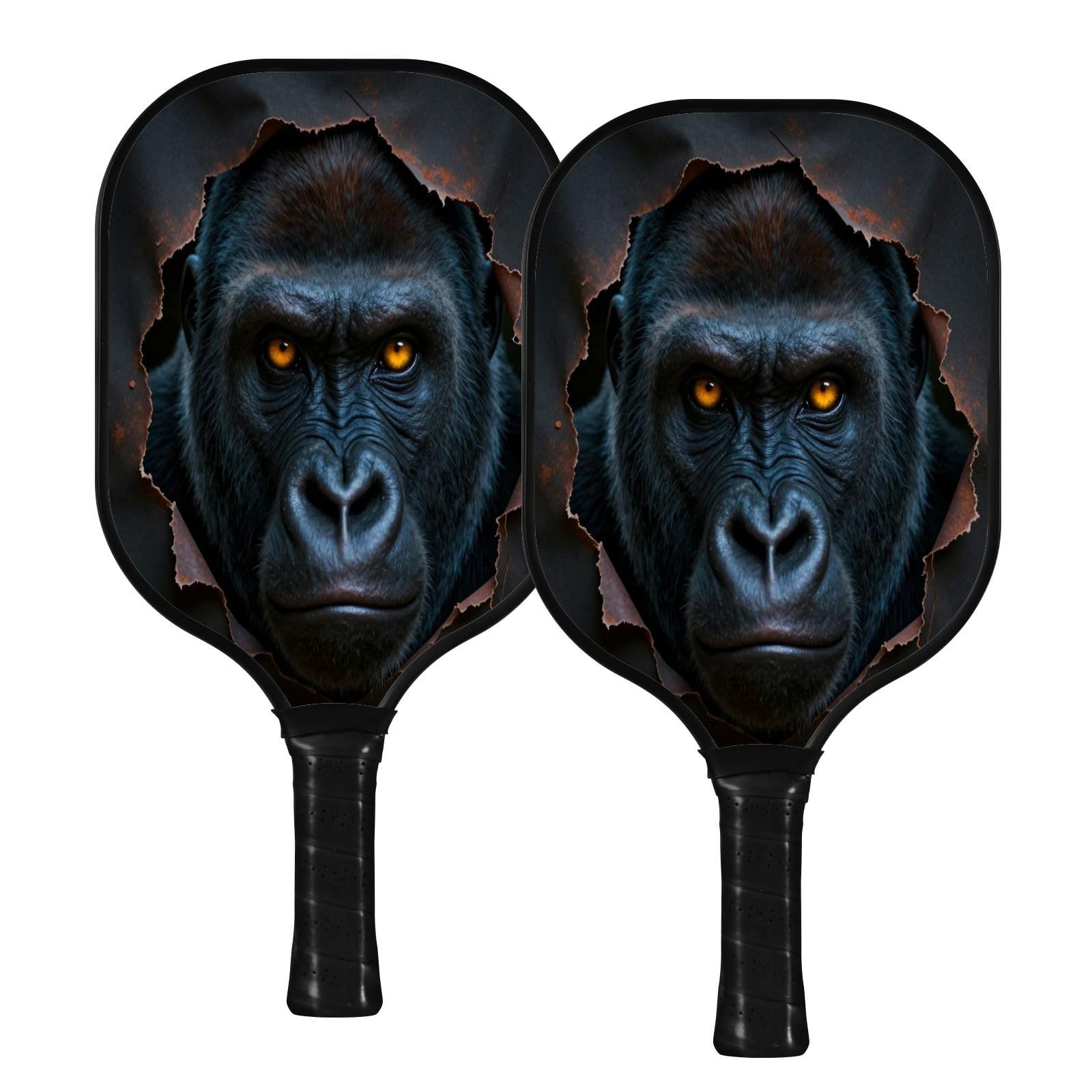 Wild Primate Face - Paleta de pickleball de carbono expandida Sweet Spot