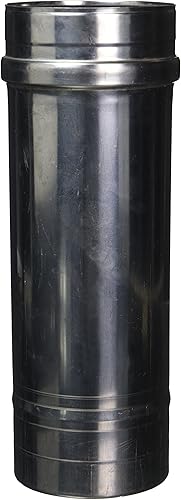 M&G Duravent FSVL1204 - Tubo de ventilación de acero inoxidable Cat Iii de 4 pulgadas x 12 pulgadas