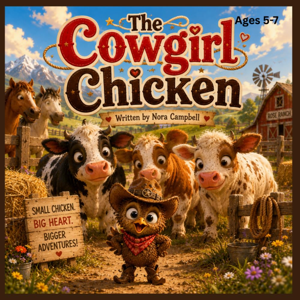 The Cowgirl Chicken: Saddle up for a fun-filled ranch adventure with Molly the Cowgirl Chicken| Ages 5-7
