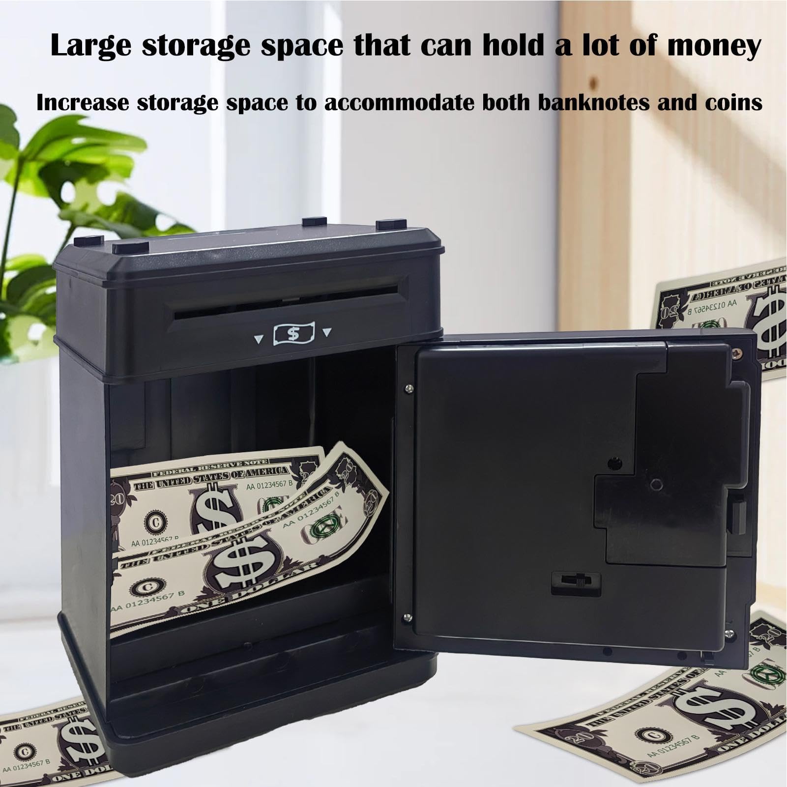 Amazon.co.jp: コンパクト現金金庫 - 子供用デジタル貯金箱