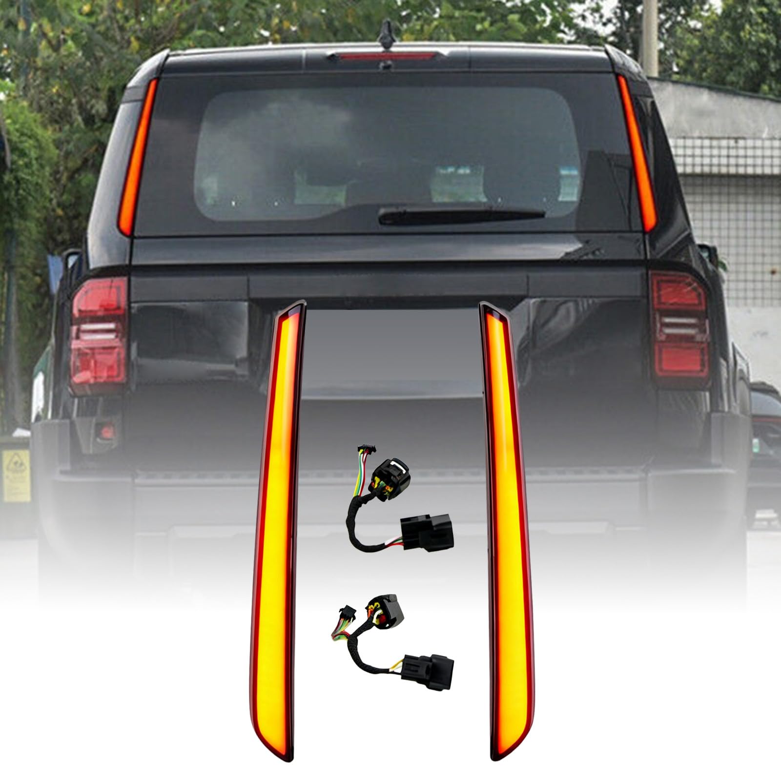 HIGH FLYING for Toyota Land Cruiser Prado LC250 2024 2025 2026 Car Accessories Rear Trunk LED Tail Light