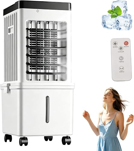 Rafraîchisseur d'Air Évaporatif 3 en 1, Ventilateur Refroidisseu 