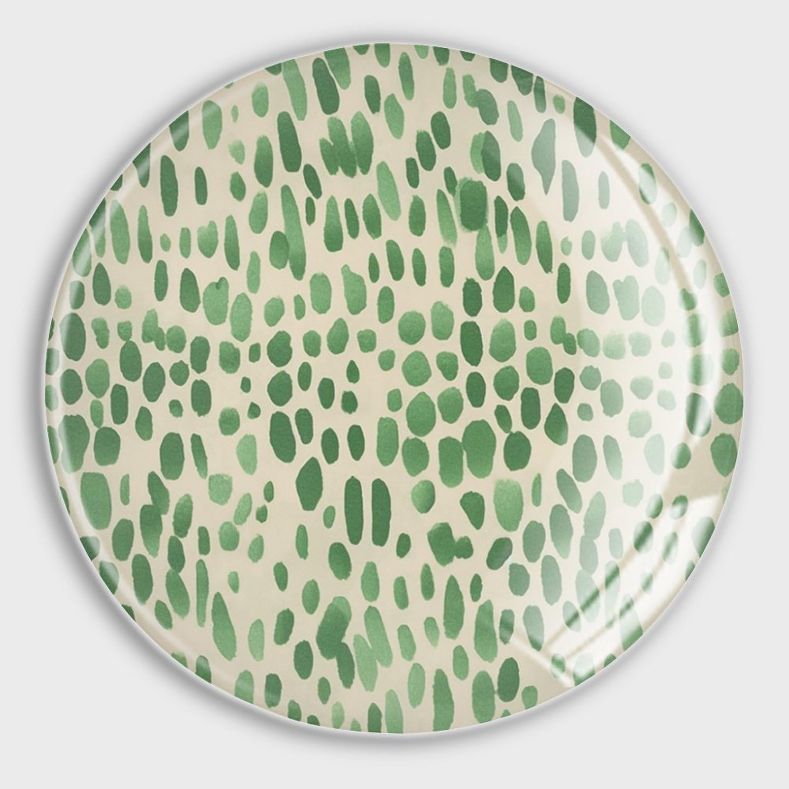 Aimants de réfrigérateur puissants en verre Péridot à pois décoratifs