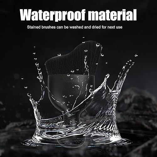 Vista 70 de Ziciner Cepillo de detalles para automóvil, cerdas suaves curvas, colectores de polvo de eliminación automática, tablero universal del vehículo