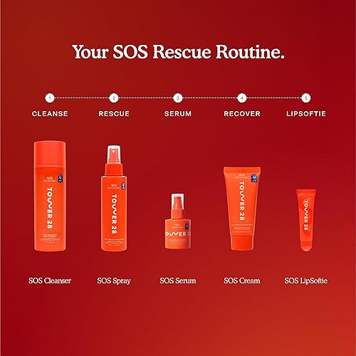 Miniatura 8 de Tower 28 Beauty SOS - Hidratante diario para recuperación de enrojecimiento, barrera cutánea, 1.86 oz  52.73 g